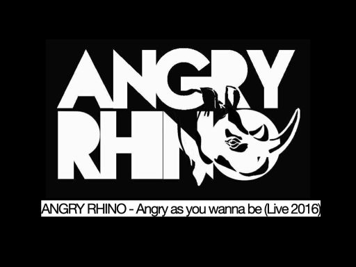Angry as you wanna be - Live 2016